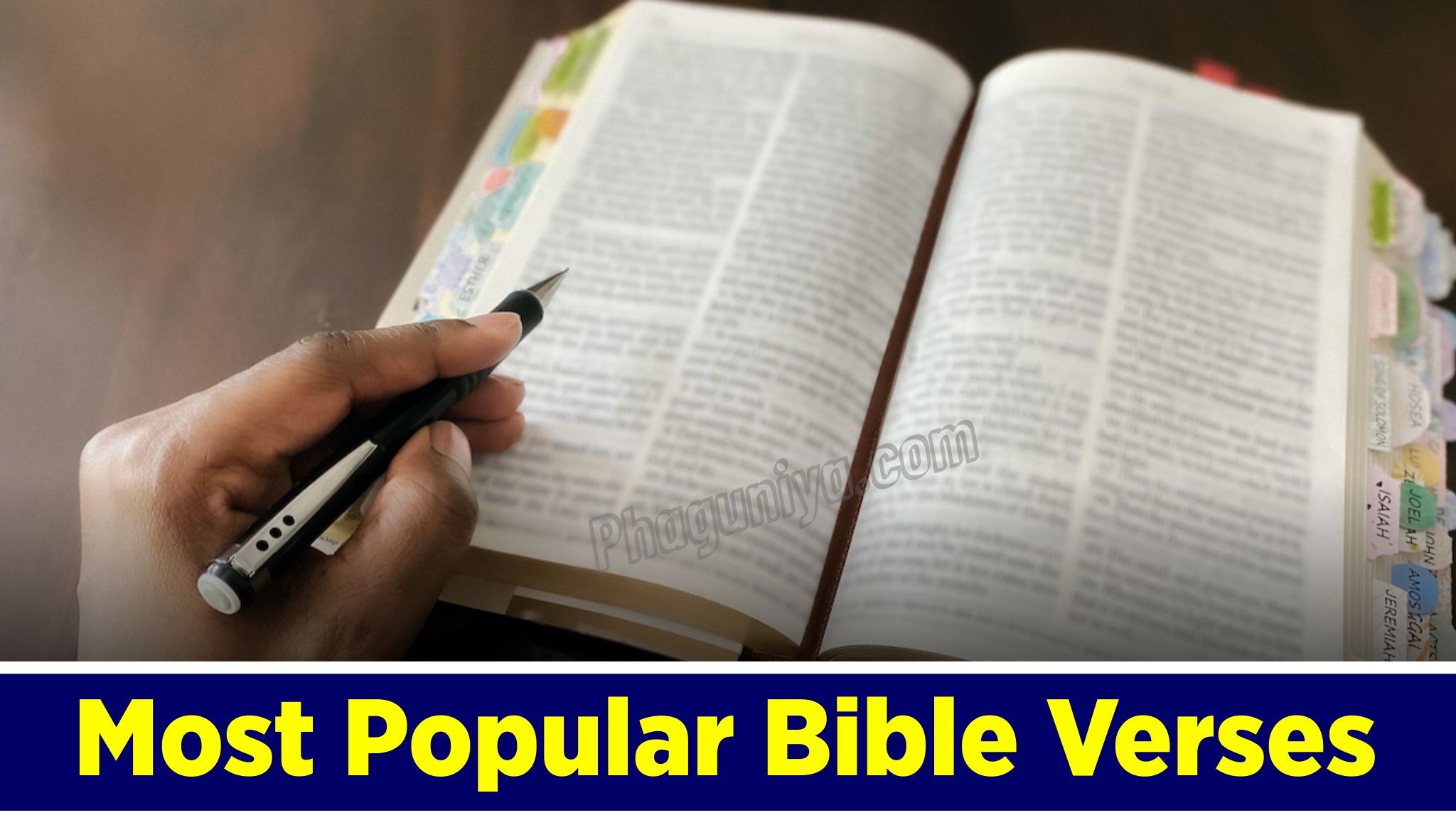 Most Popular Bible Verses,